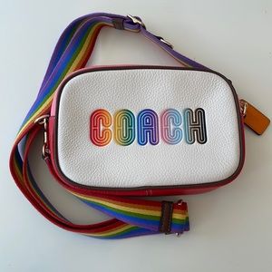 Mini Jamie Camera Bag With Rainbow Coach